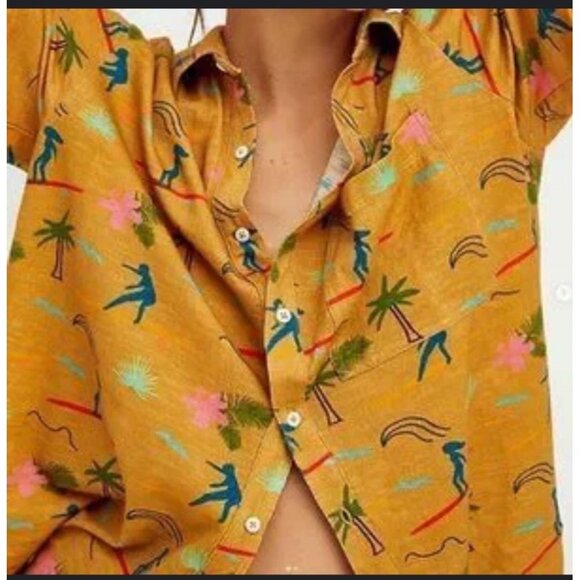 Banner Day Button Up Size M - Picture 1 of 6